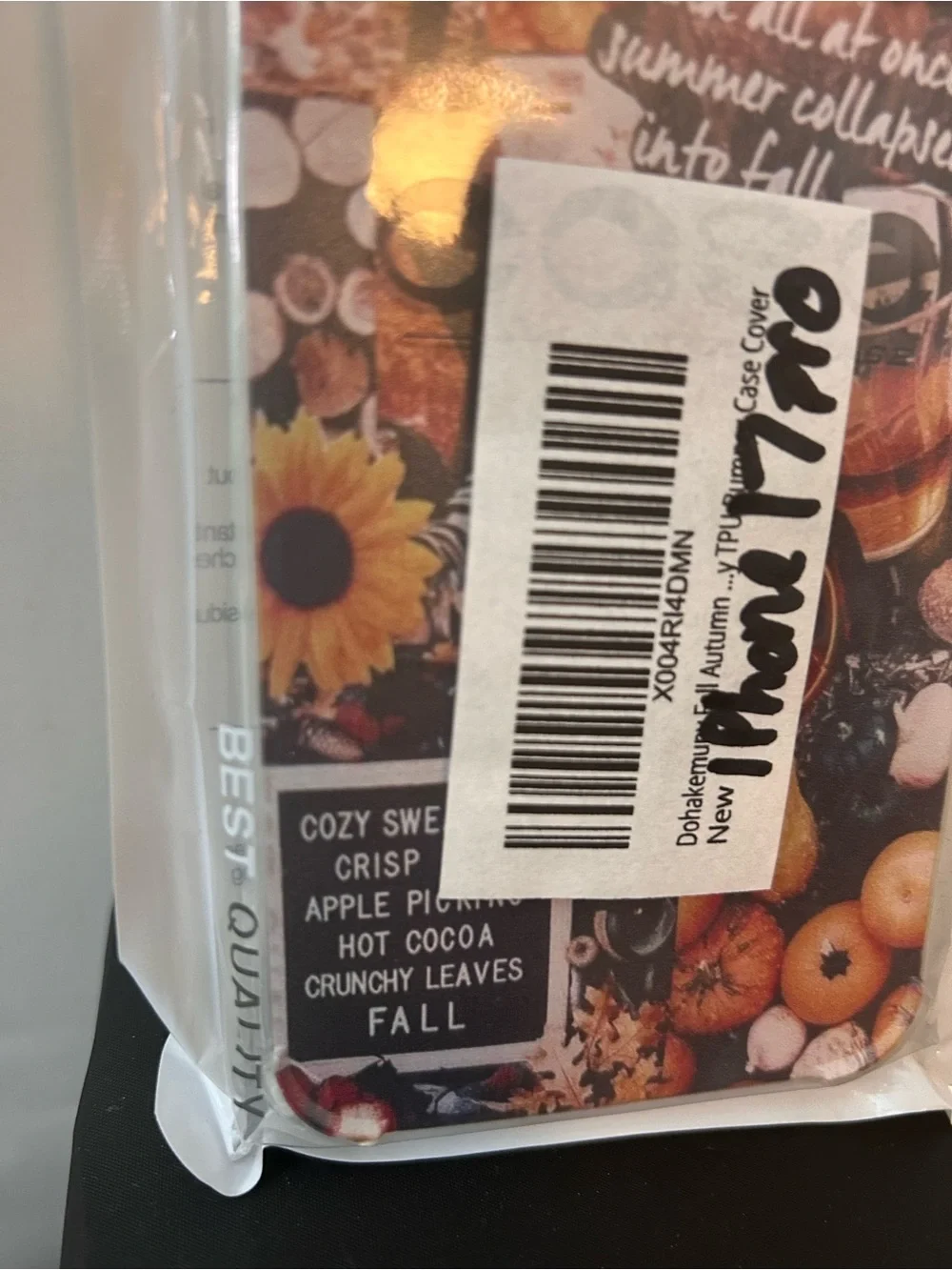 Autumn Harvest Floral iPhone  17 pro max Phone Case - Brown/Orange